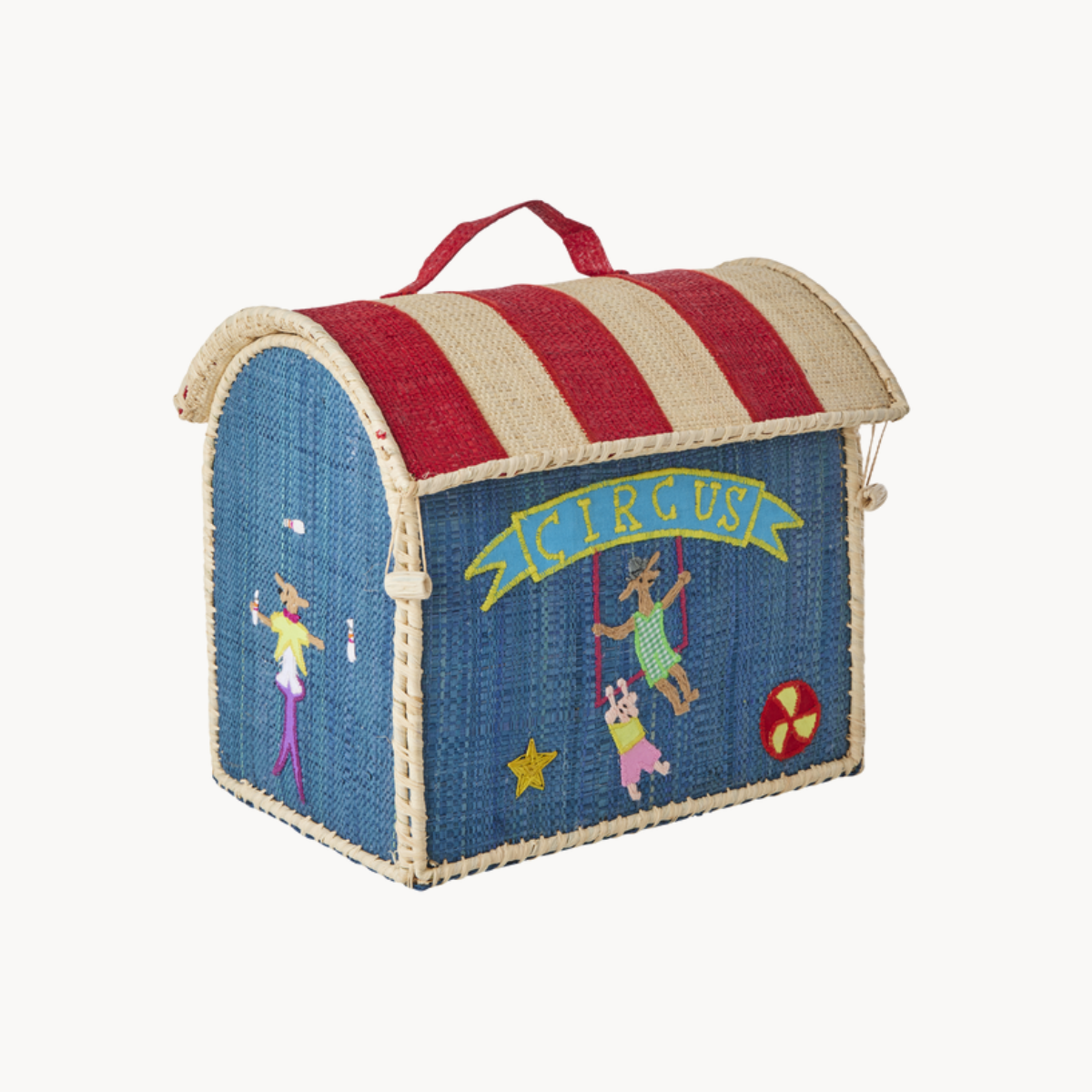 Raffia Toy Chest