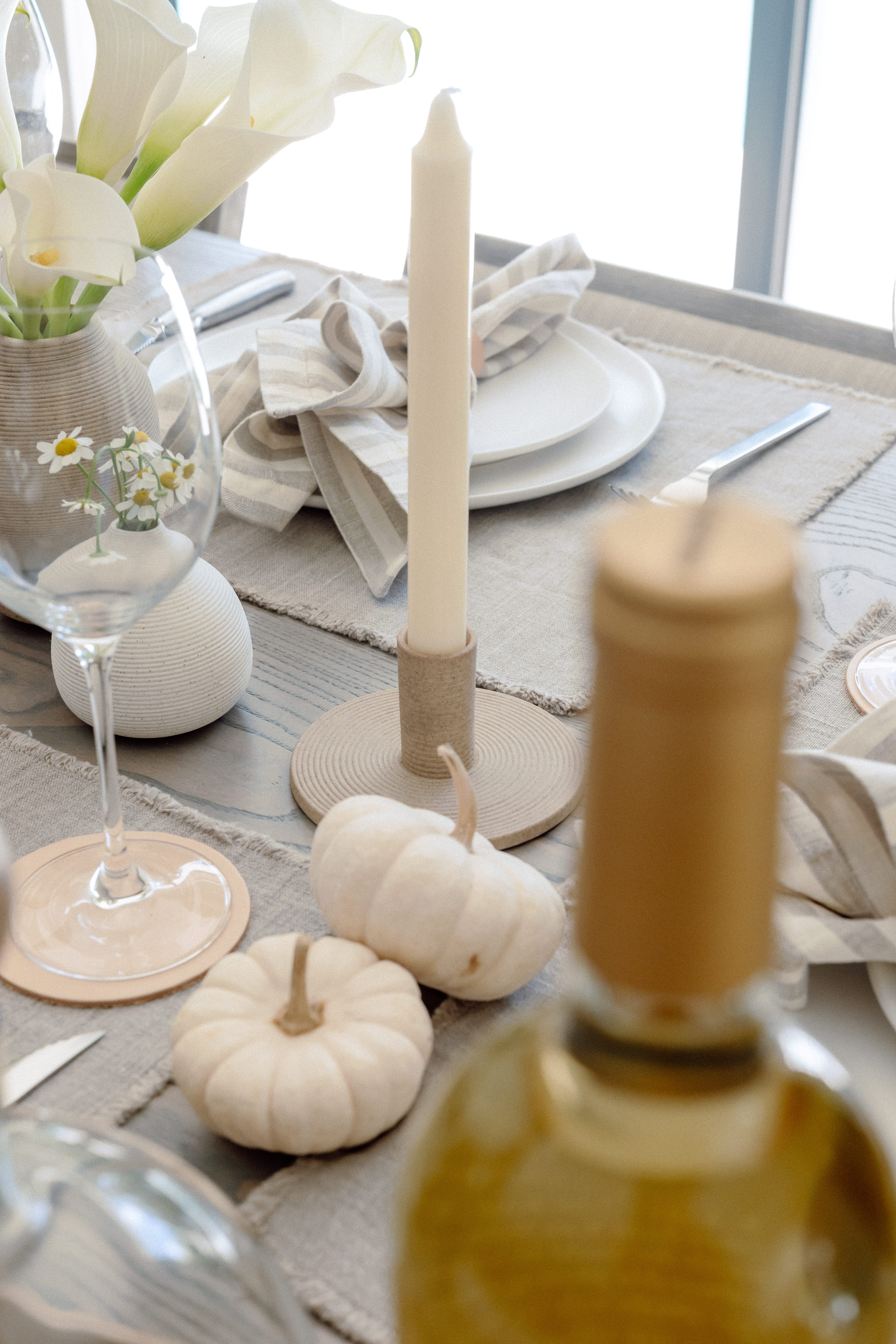 Unscented Taper Candles