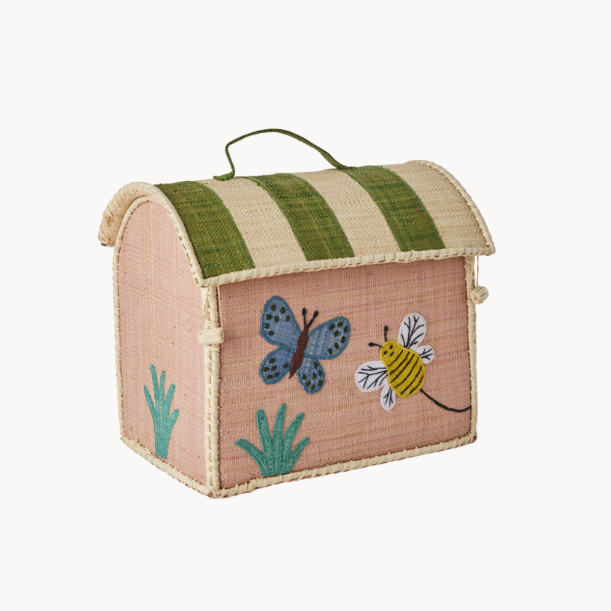 Raffia Toy Chest