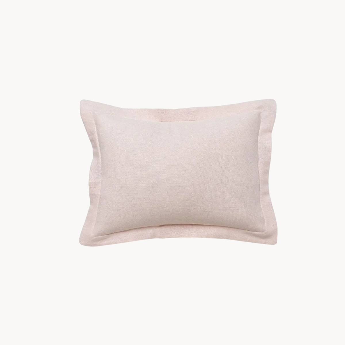 Petal Pink Linen Baby Pillow Sham (INCLUDES insert)