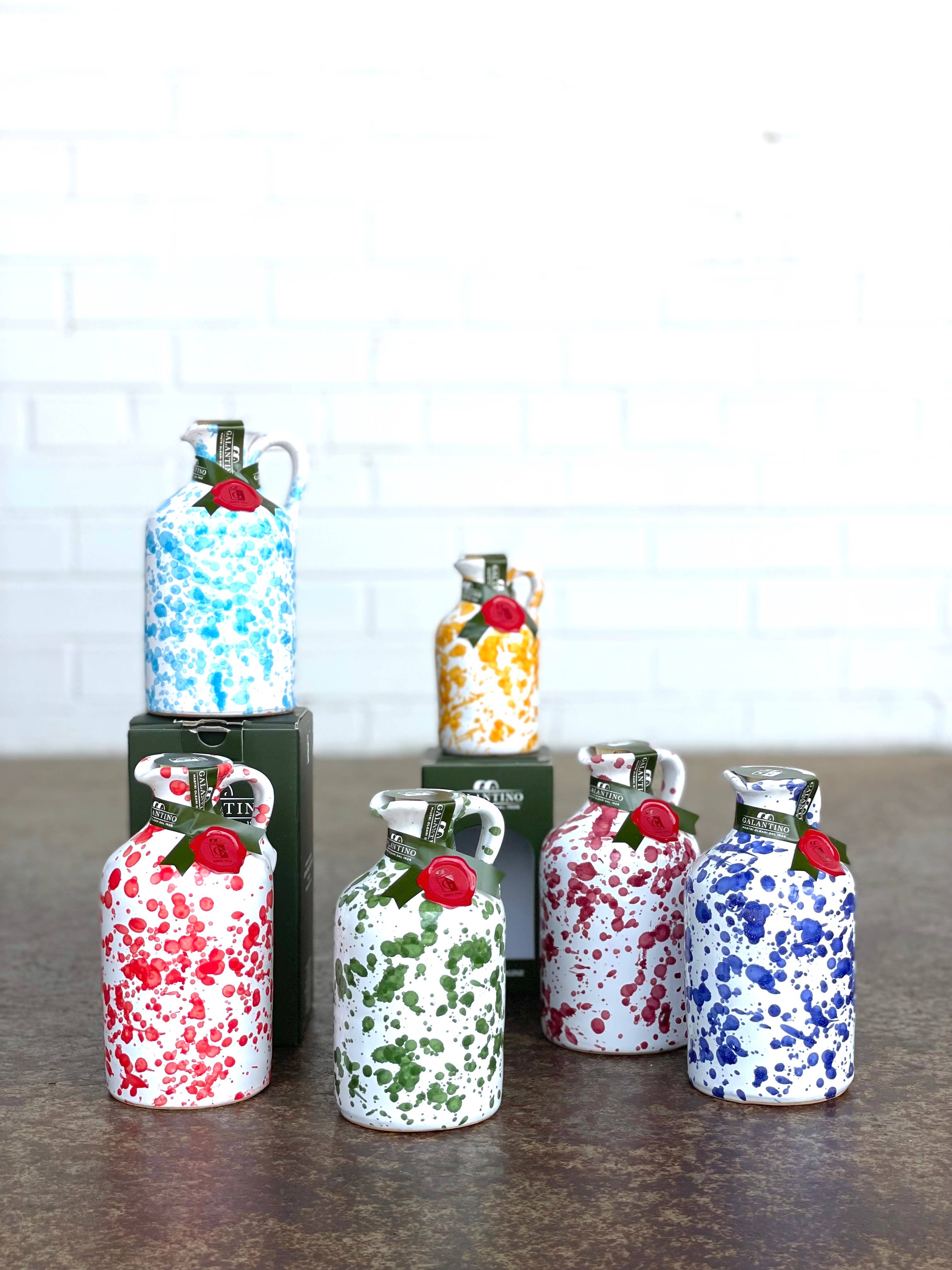 100ml Ceramic Blue Olive Oil