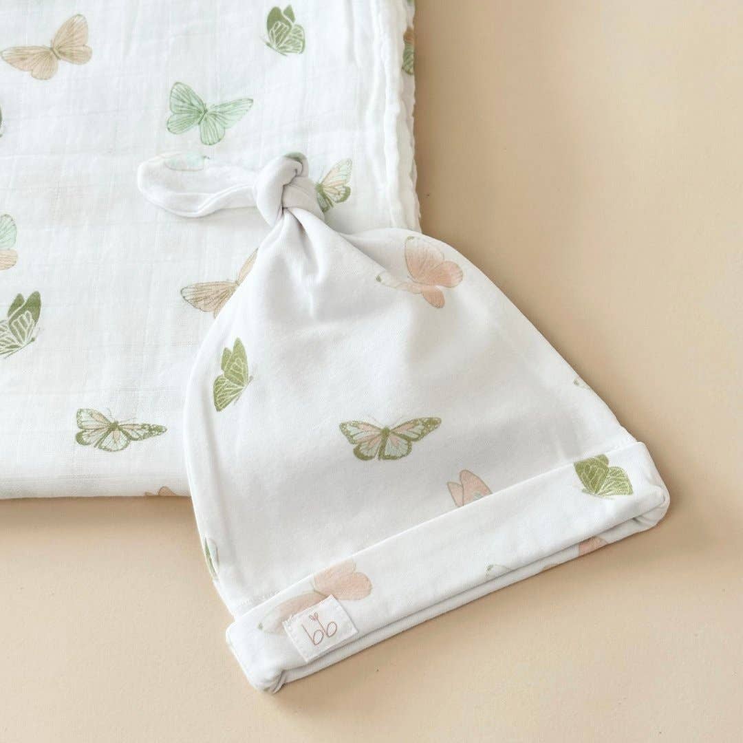 Butterflies- Bamboo Muslin Swaddle