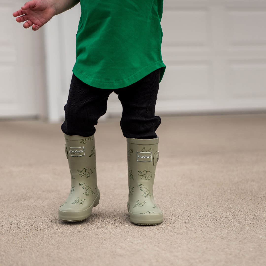 Dino Rain Boots