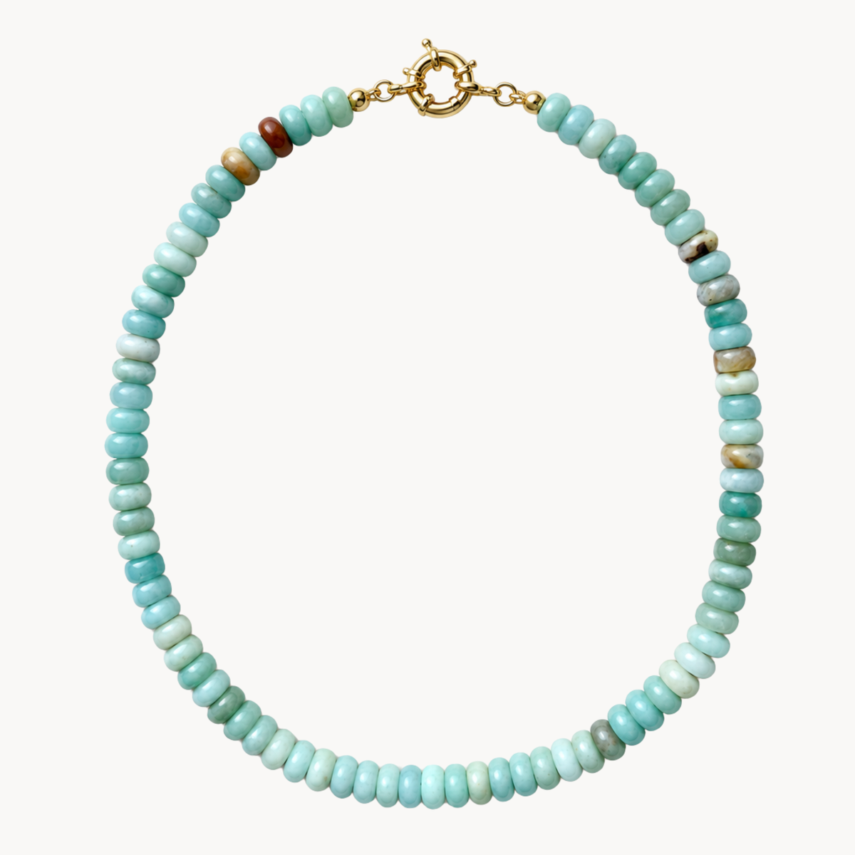 Beaded Gemstone Necklace