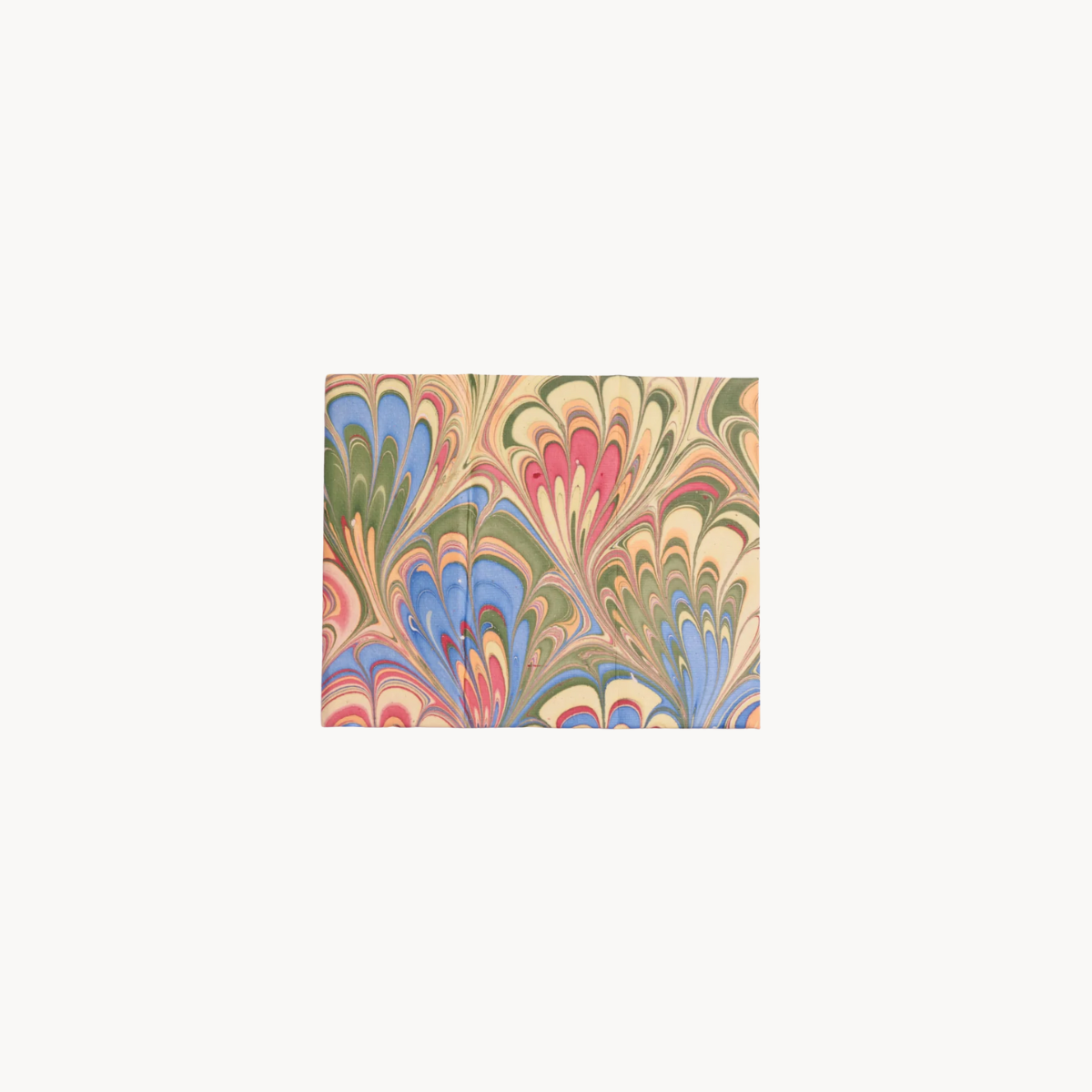 Hand-Marbled Pencil Holder Organizer in Multicolor