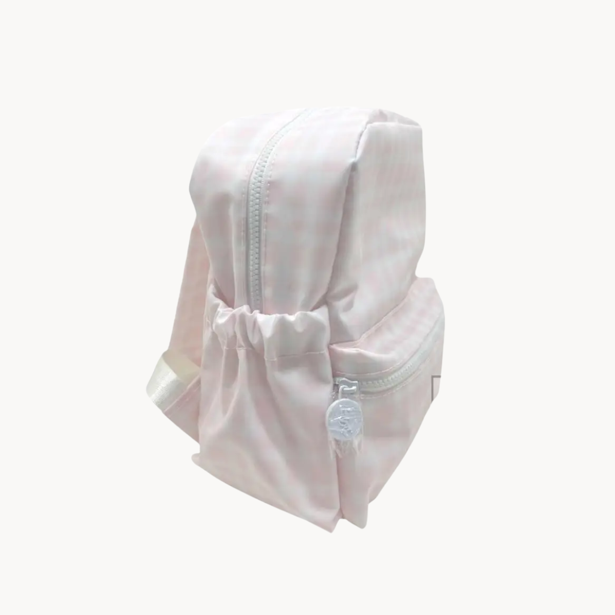 Mini Backer - Pimlico Plaid Pink Backpack