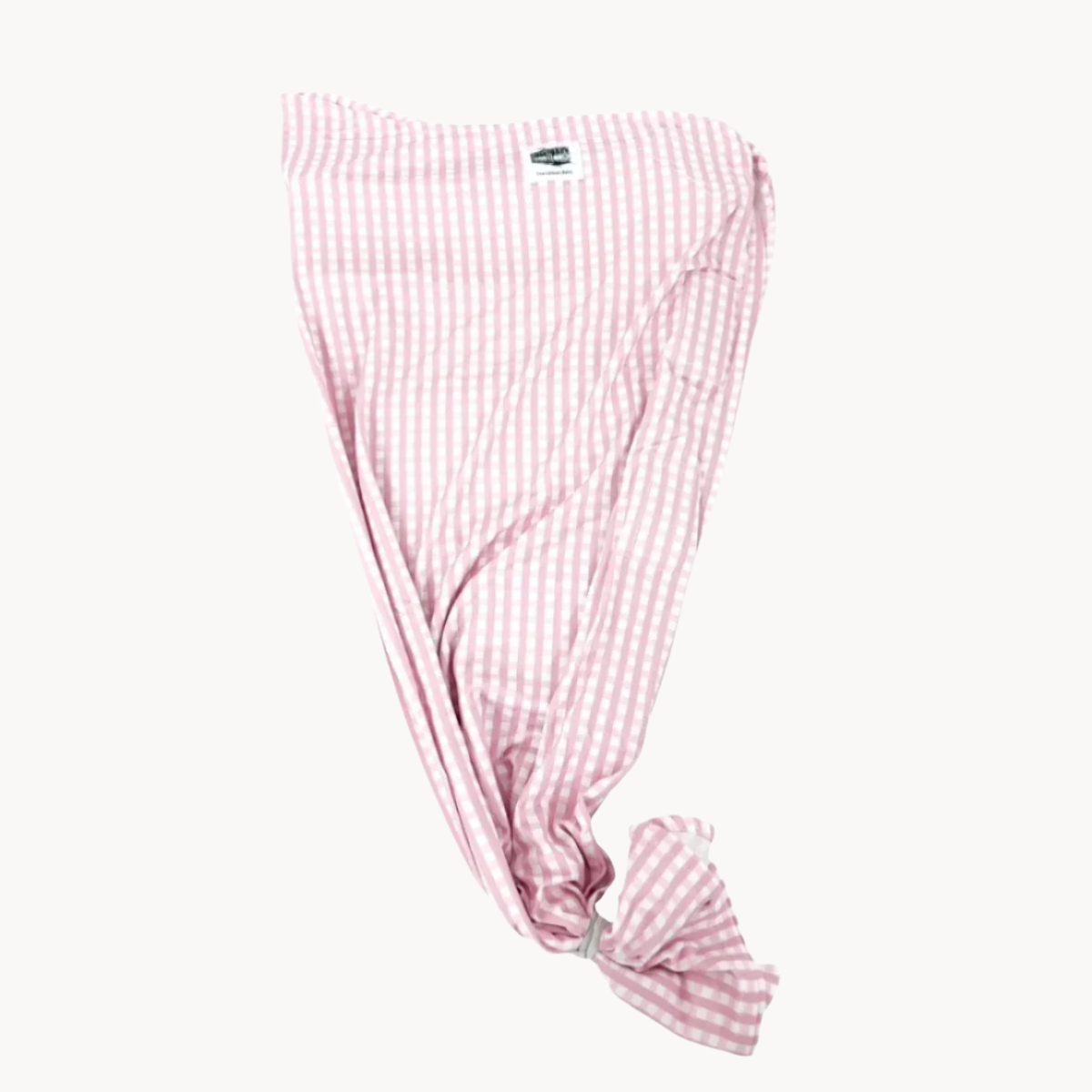 Pink Gingham Swaddle