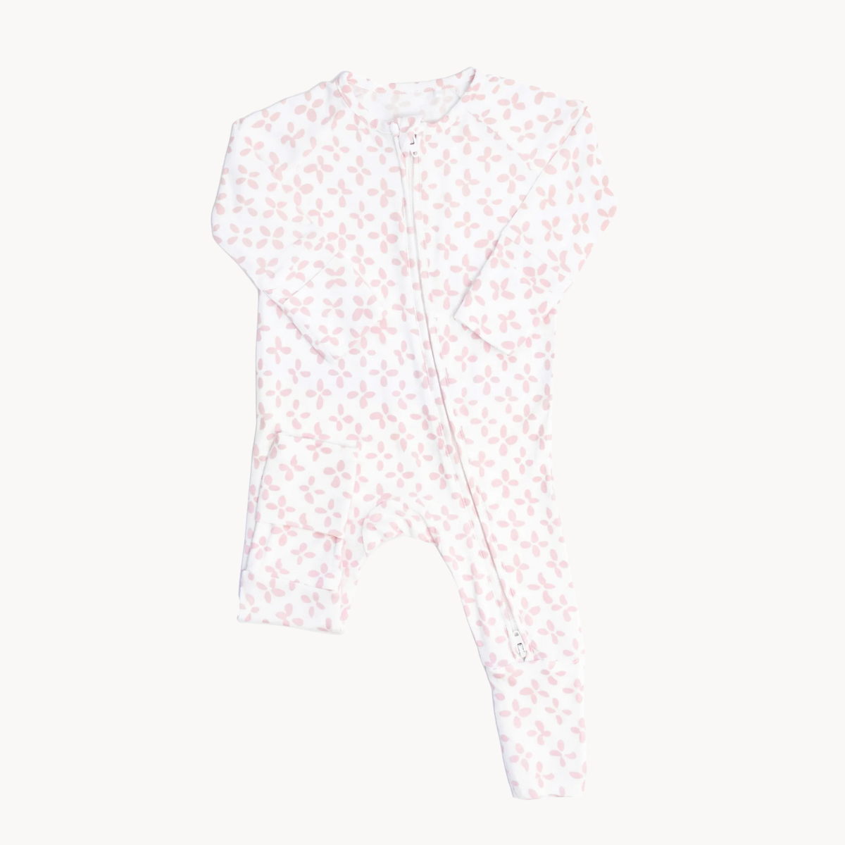 Sleep Romper CloverOnesiePink