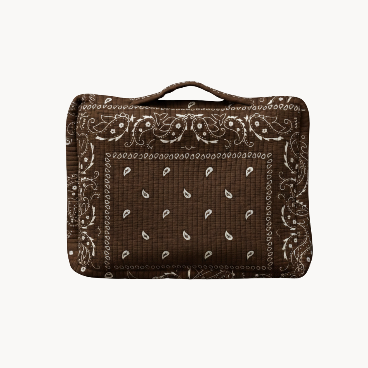 Brown Paisley Travel Organizer