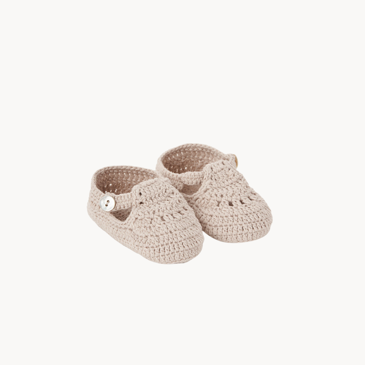 Taupe Crochet Booties