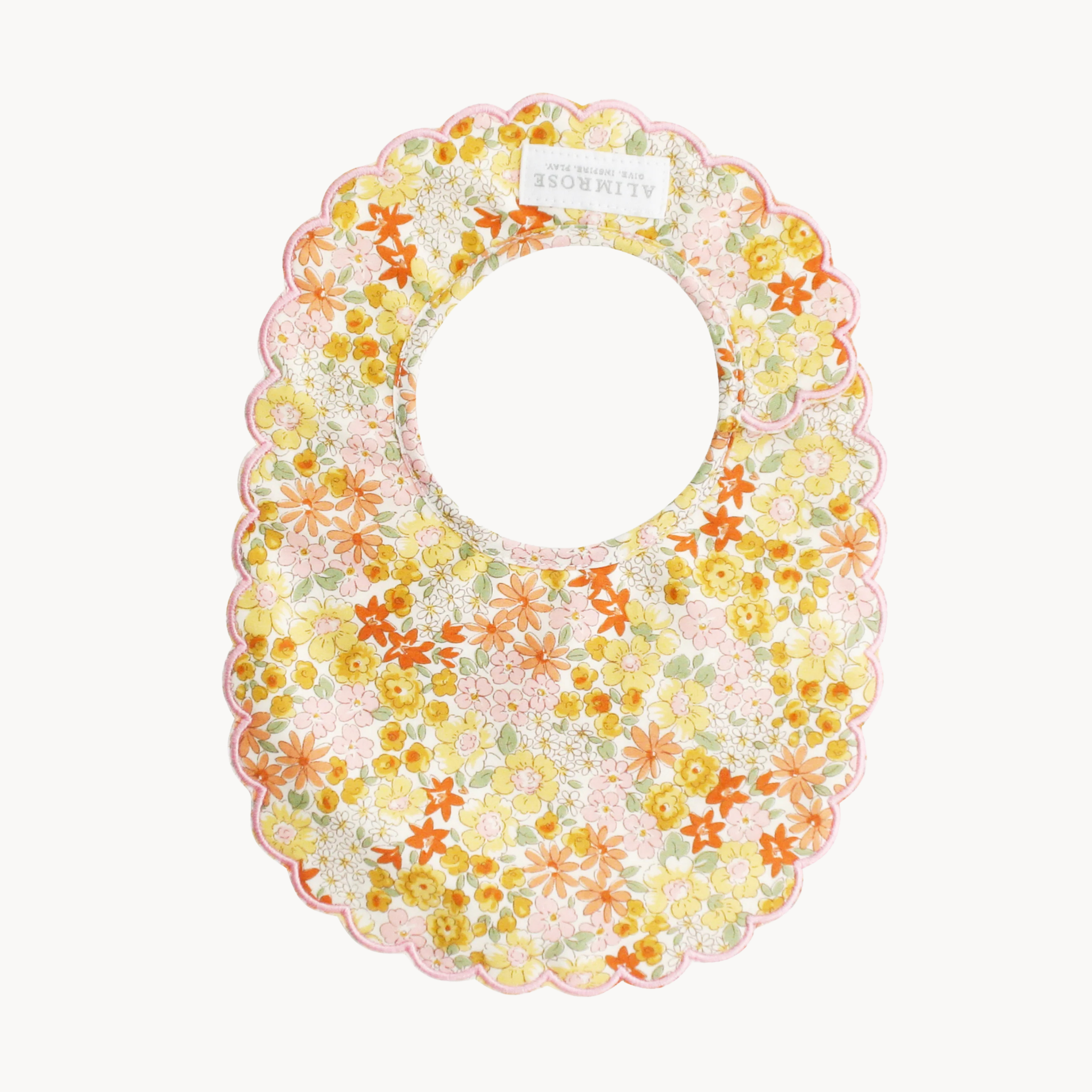 Scallop Bib Sweet Marigold