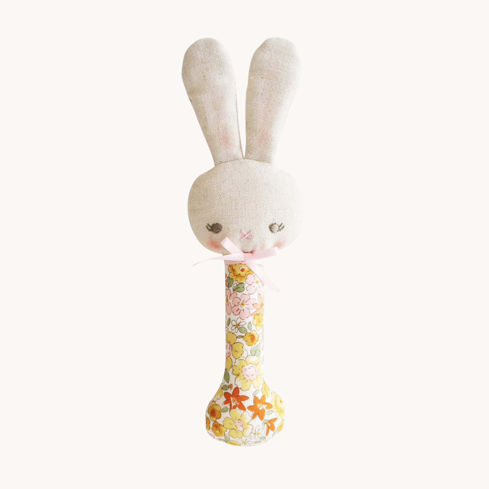 Baby Bunny Stick Rattle Sweet Marigold