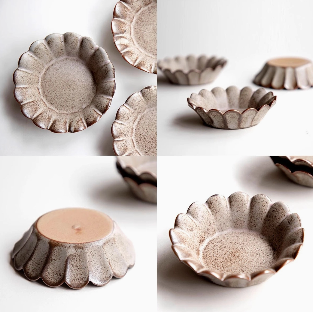 Flower Ceramic Pinch Bowls