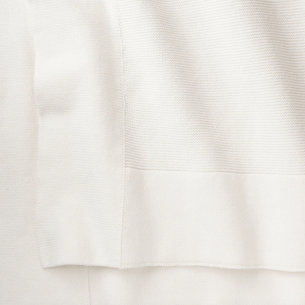 White Sofia + Finn Baby Blanket