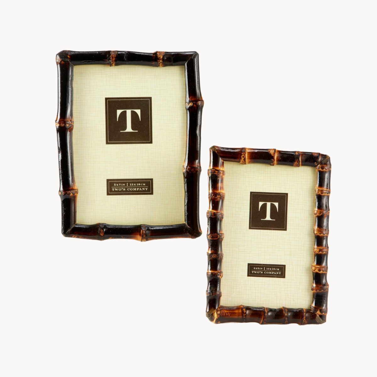 Set of 2 Bamboo Frames