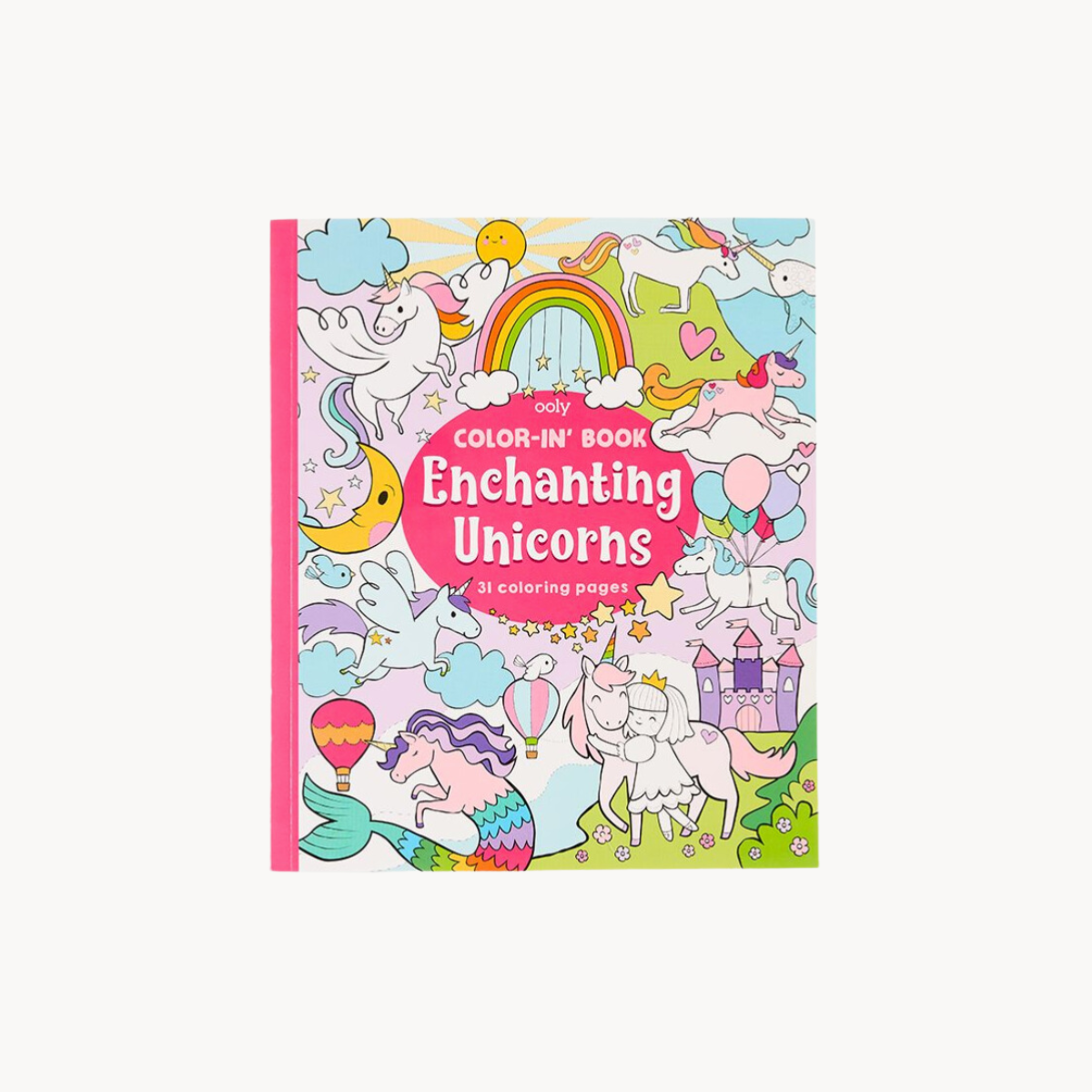 Color-in' Book: Enchanting Unicorns