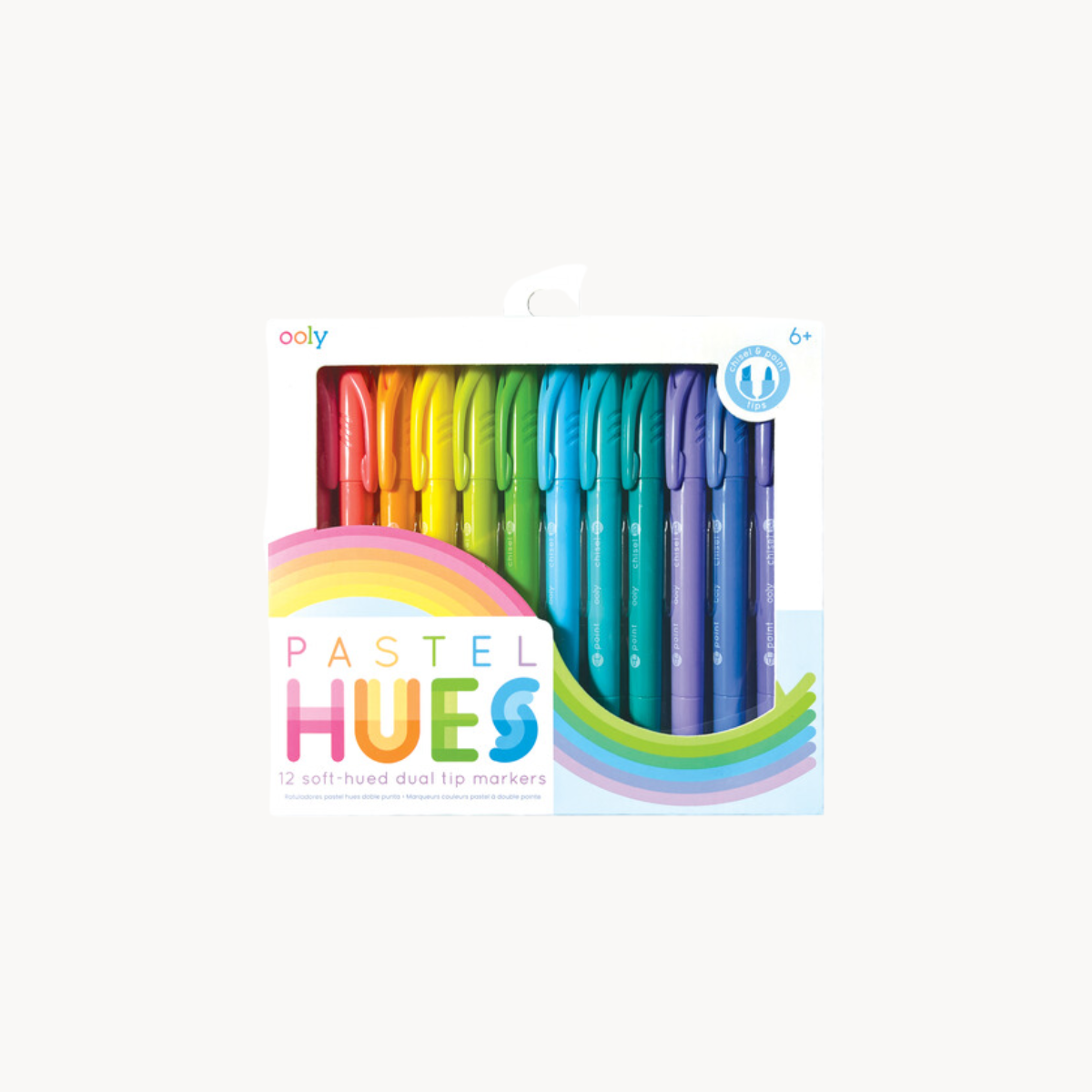 Pastel Hues Markers - Set of 12