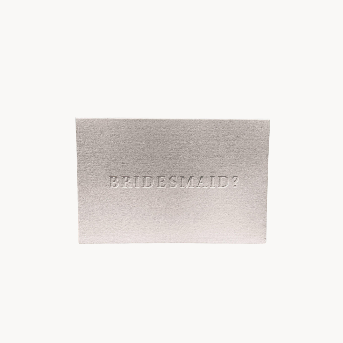 Bridesmaid? Proposal Card