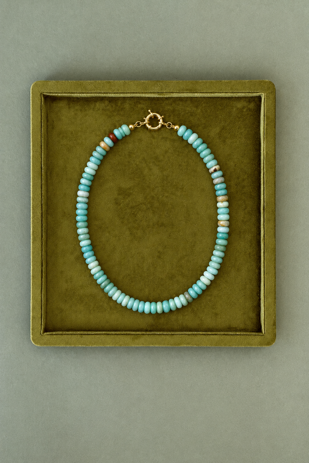 Beaded Gemstone Necklace