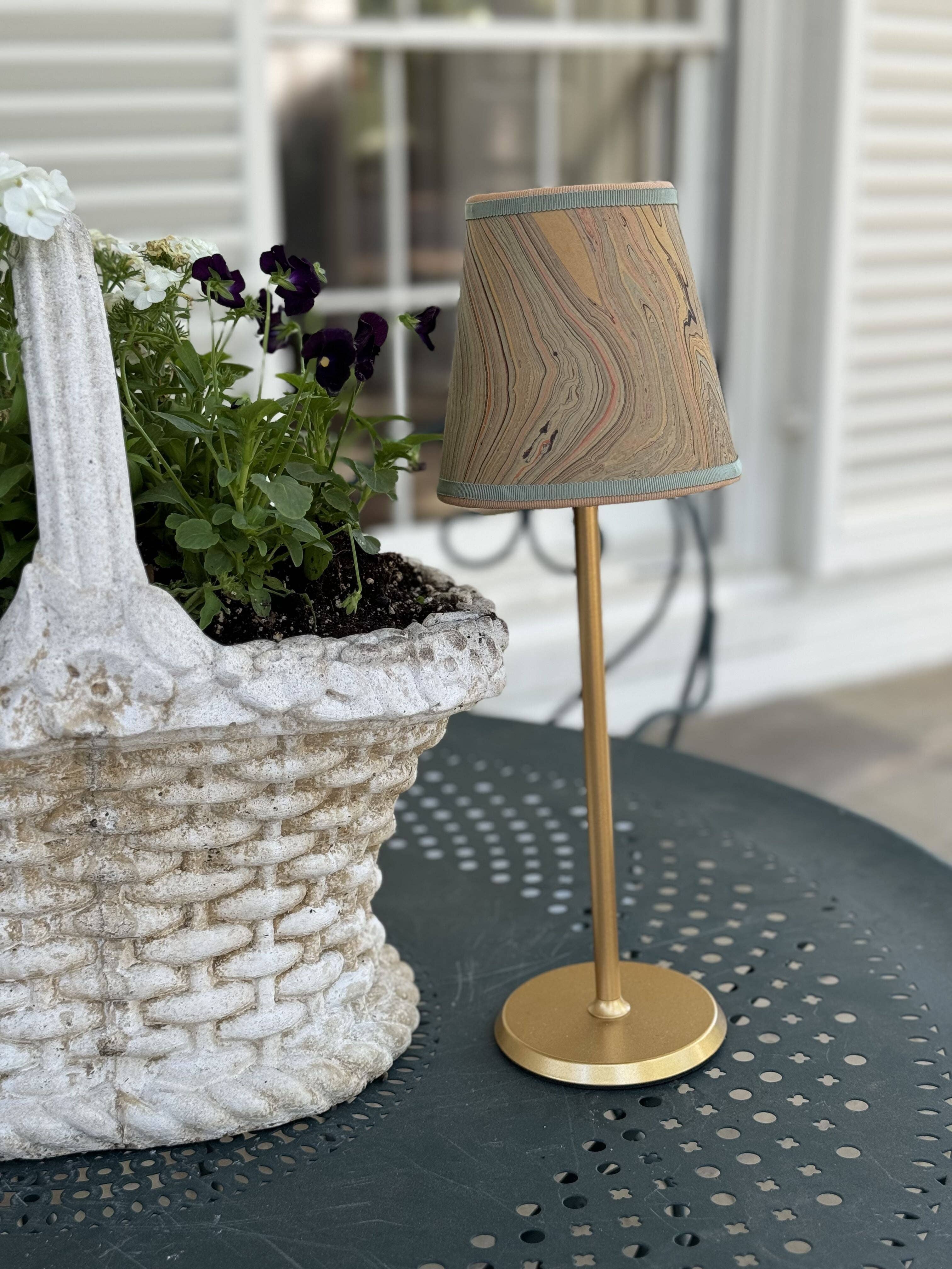 Small Tan Marble Shade Cover