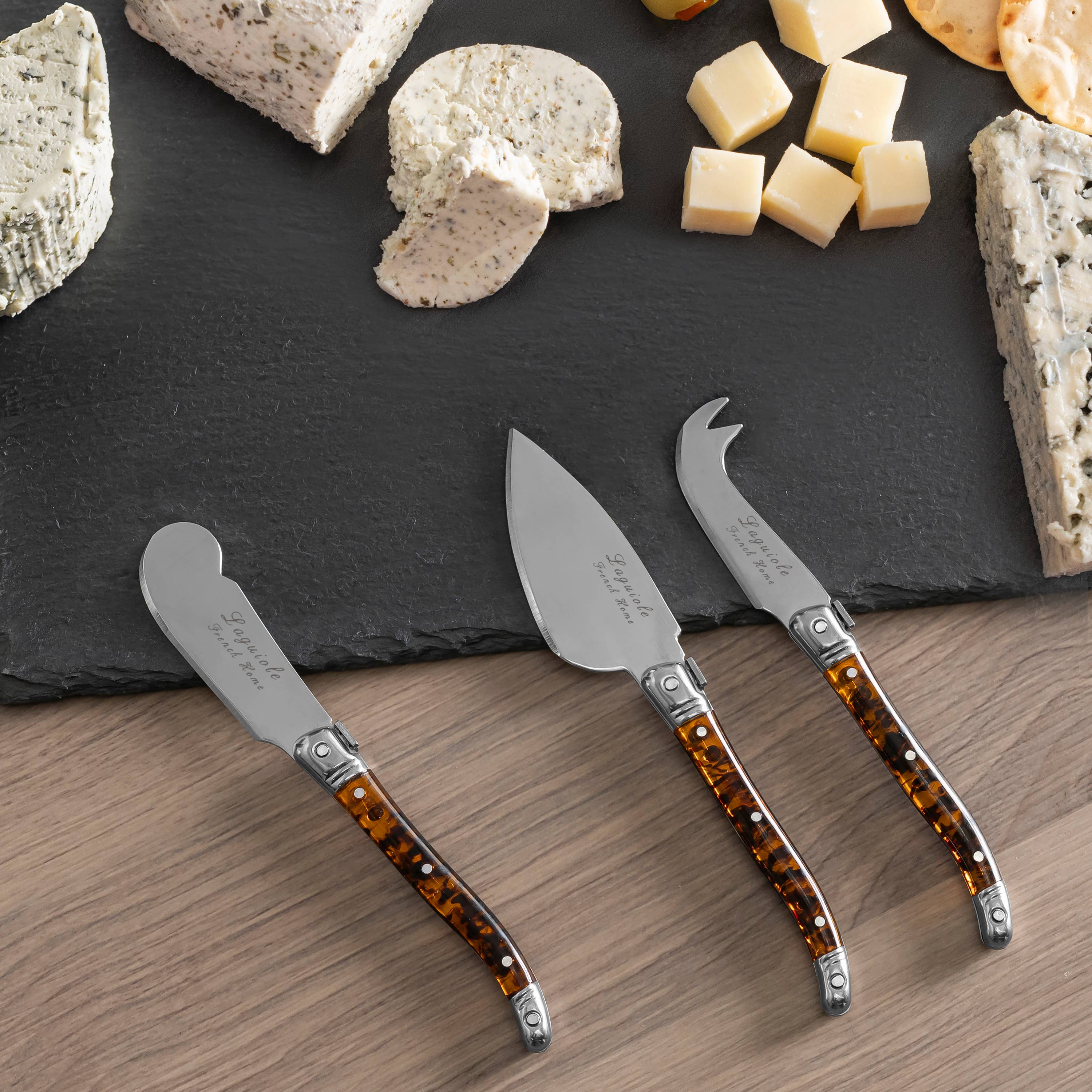 Tortoise Shell Cheese Knife Set