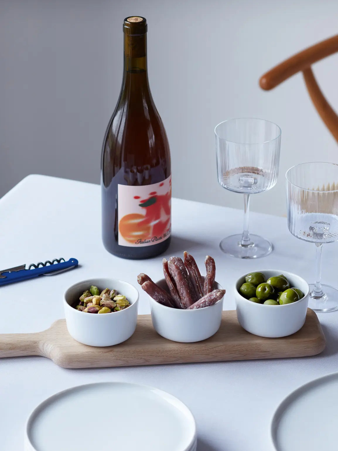 Paddle Bowl Set & Oak Paddle