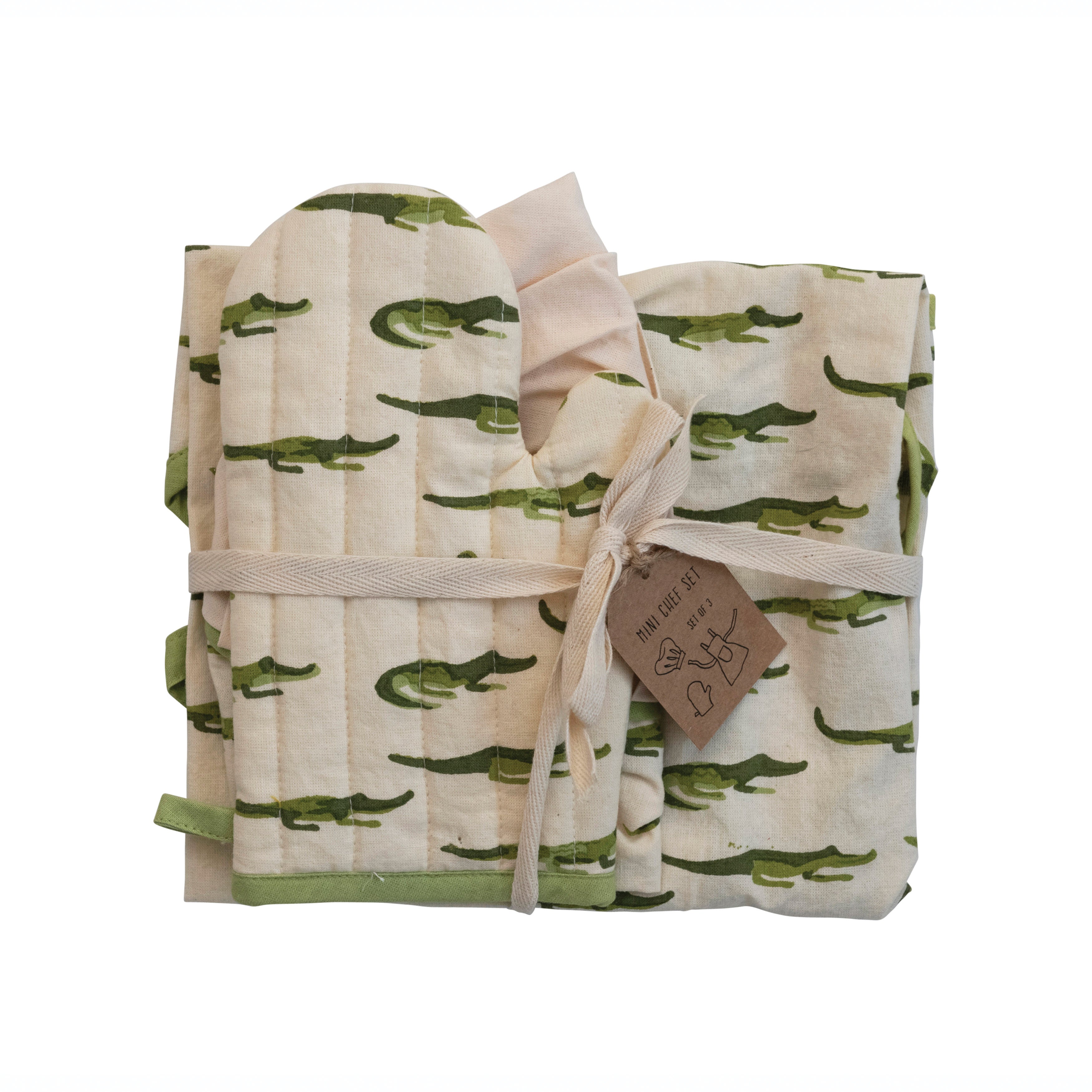 Alligator Child Apron & Chef Hat