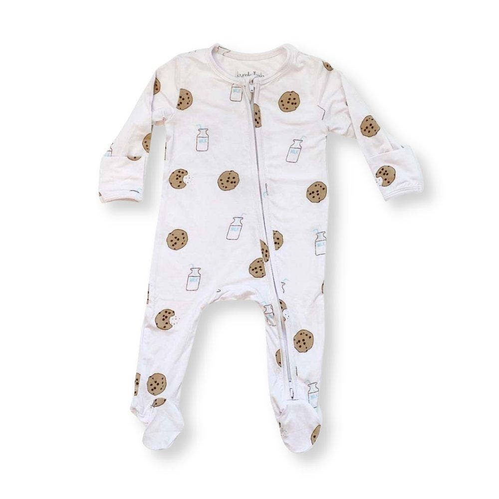 Milk & Cookies Bamboo Onesie