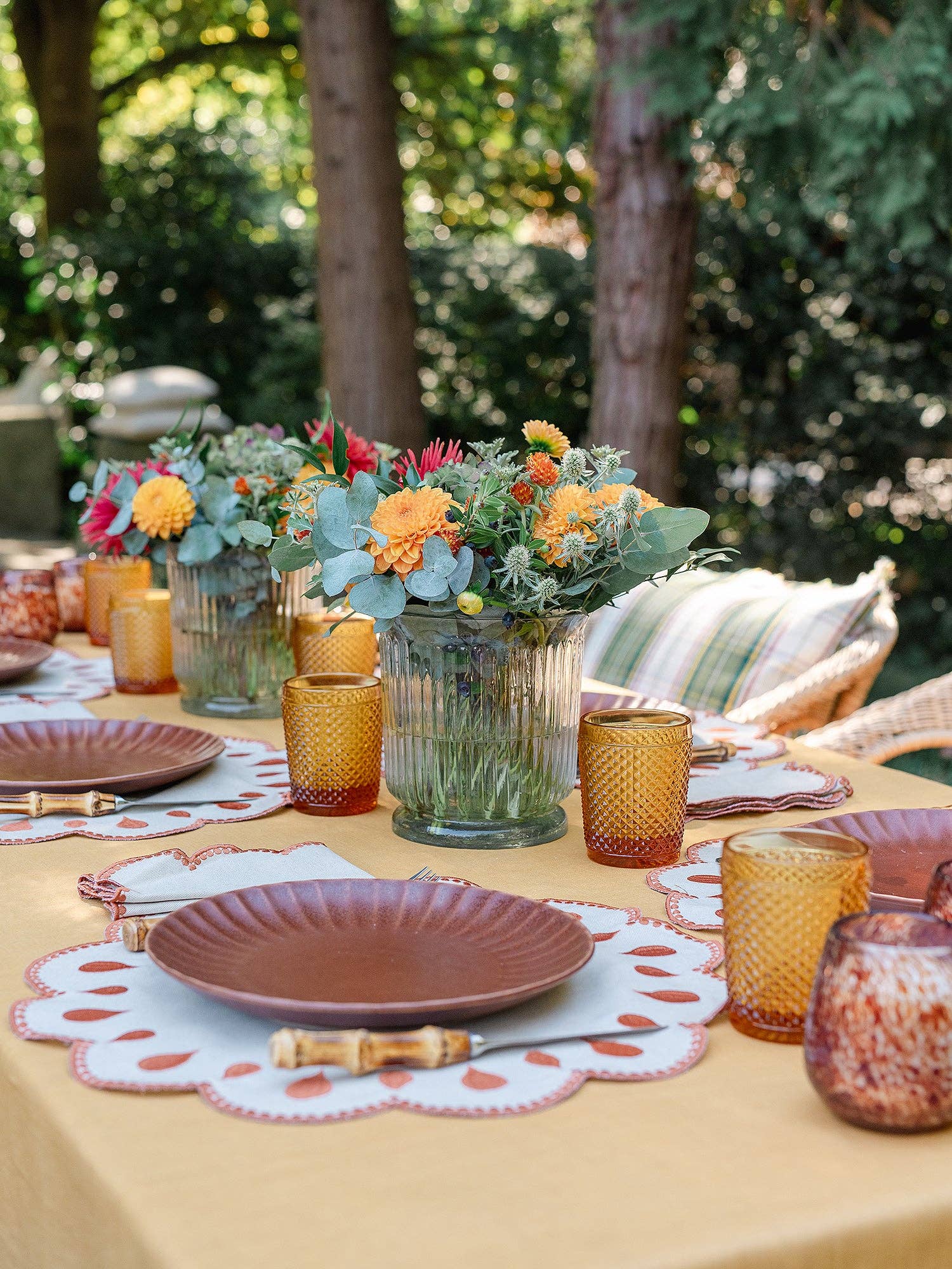 Gotas Beige & Terracotta Placemat