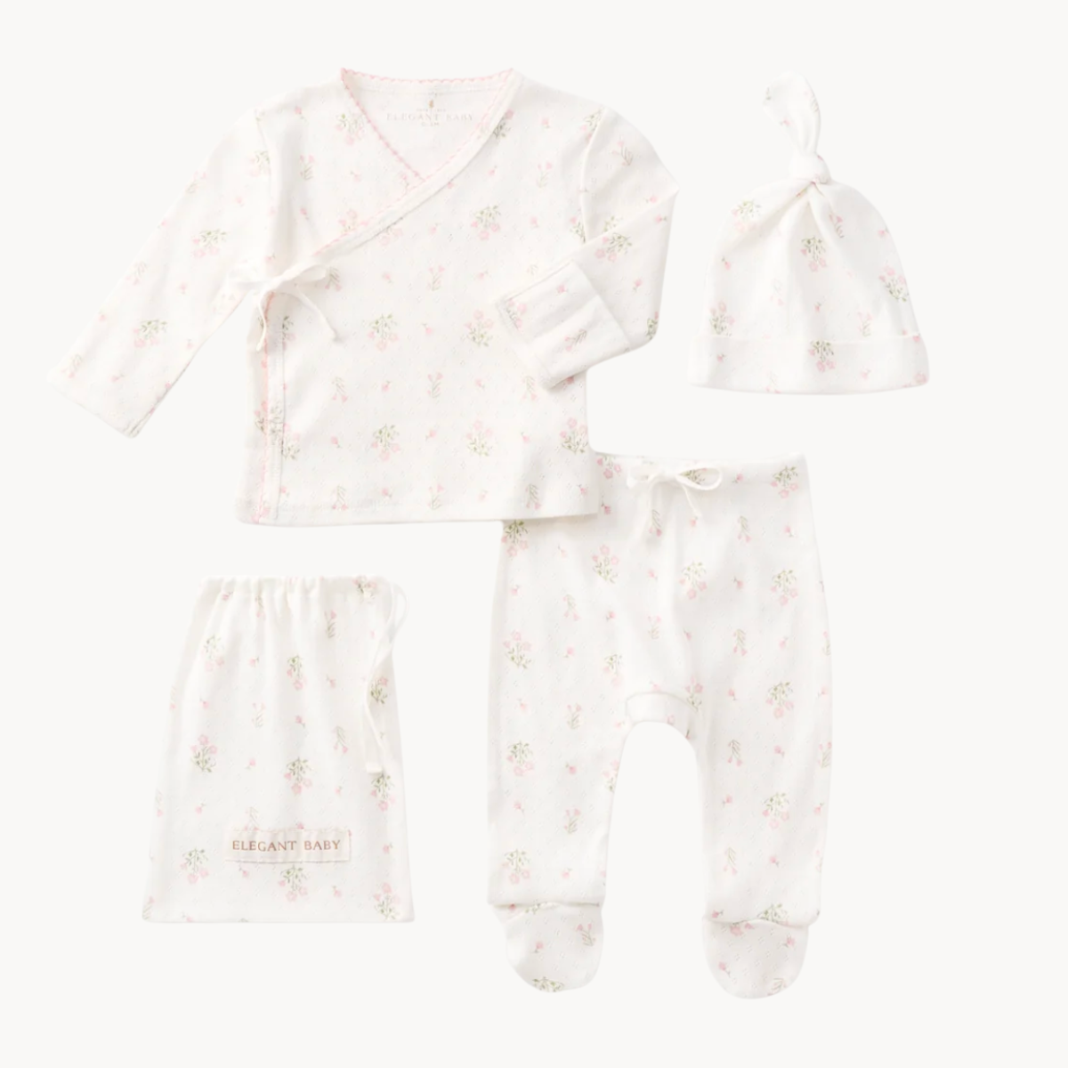 White Floral Take Home Set