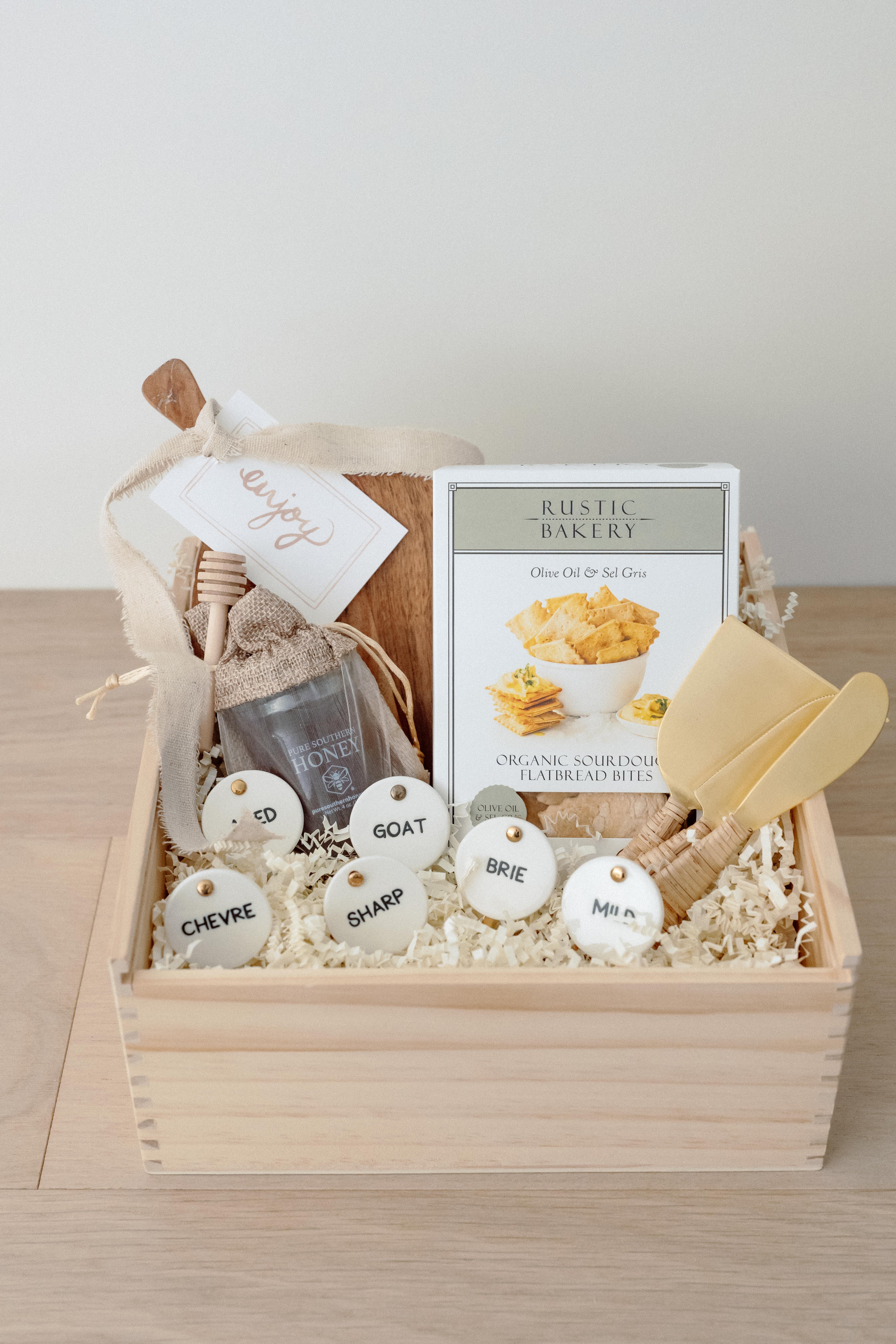 Stoneware and Stainless Steel Cheese Markers