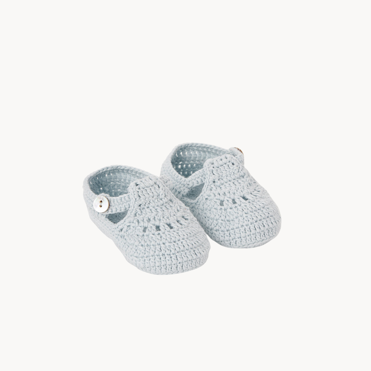 Blue Crochet Booties