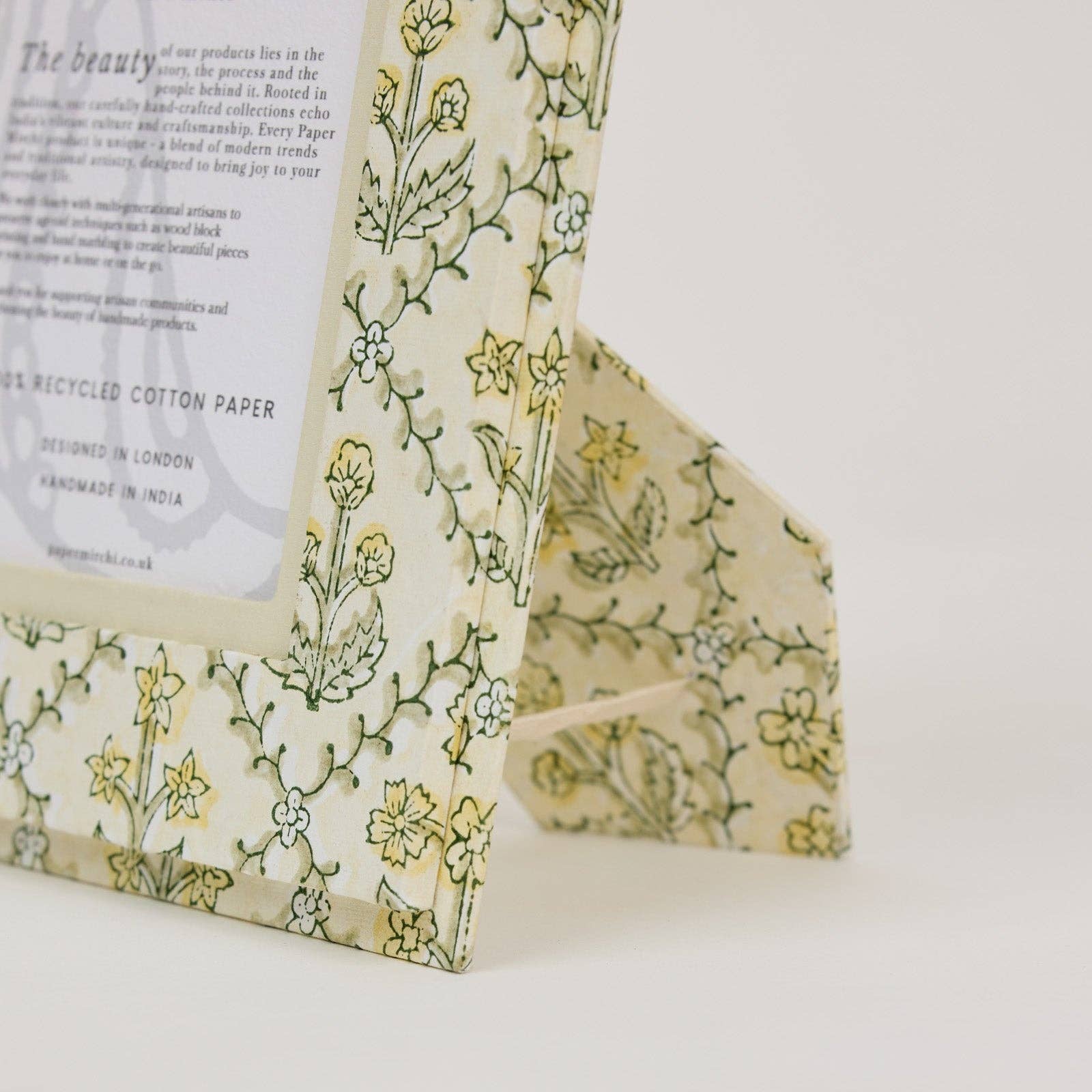 4x6 Block Printed Picture Frame