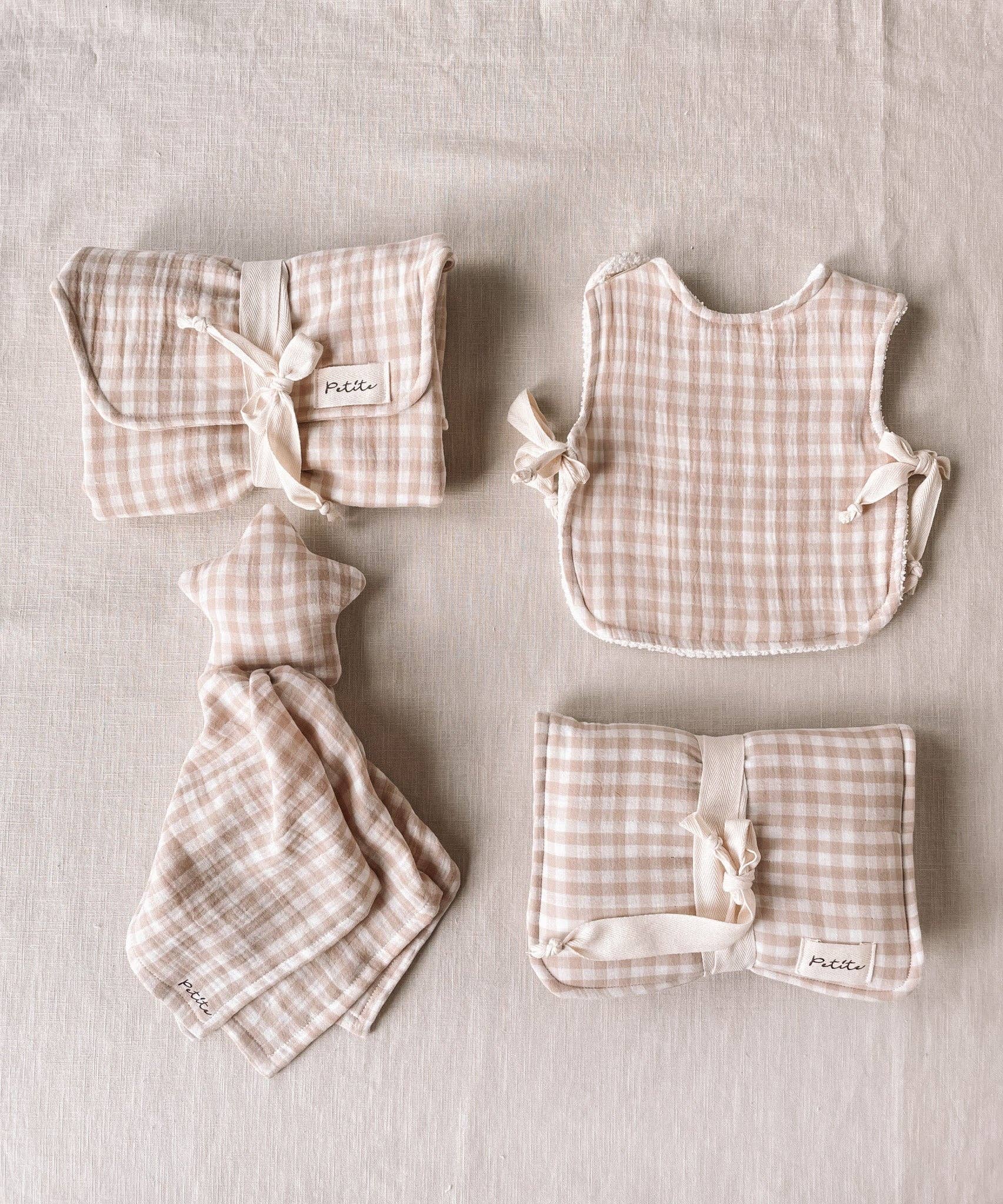 Checkered Little Star Lovey