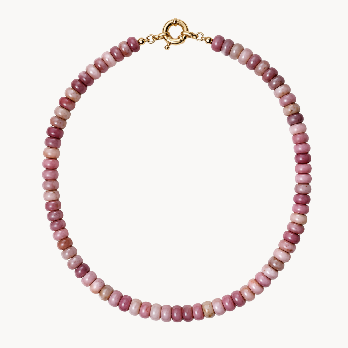 Beaded Gemstone Necklace