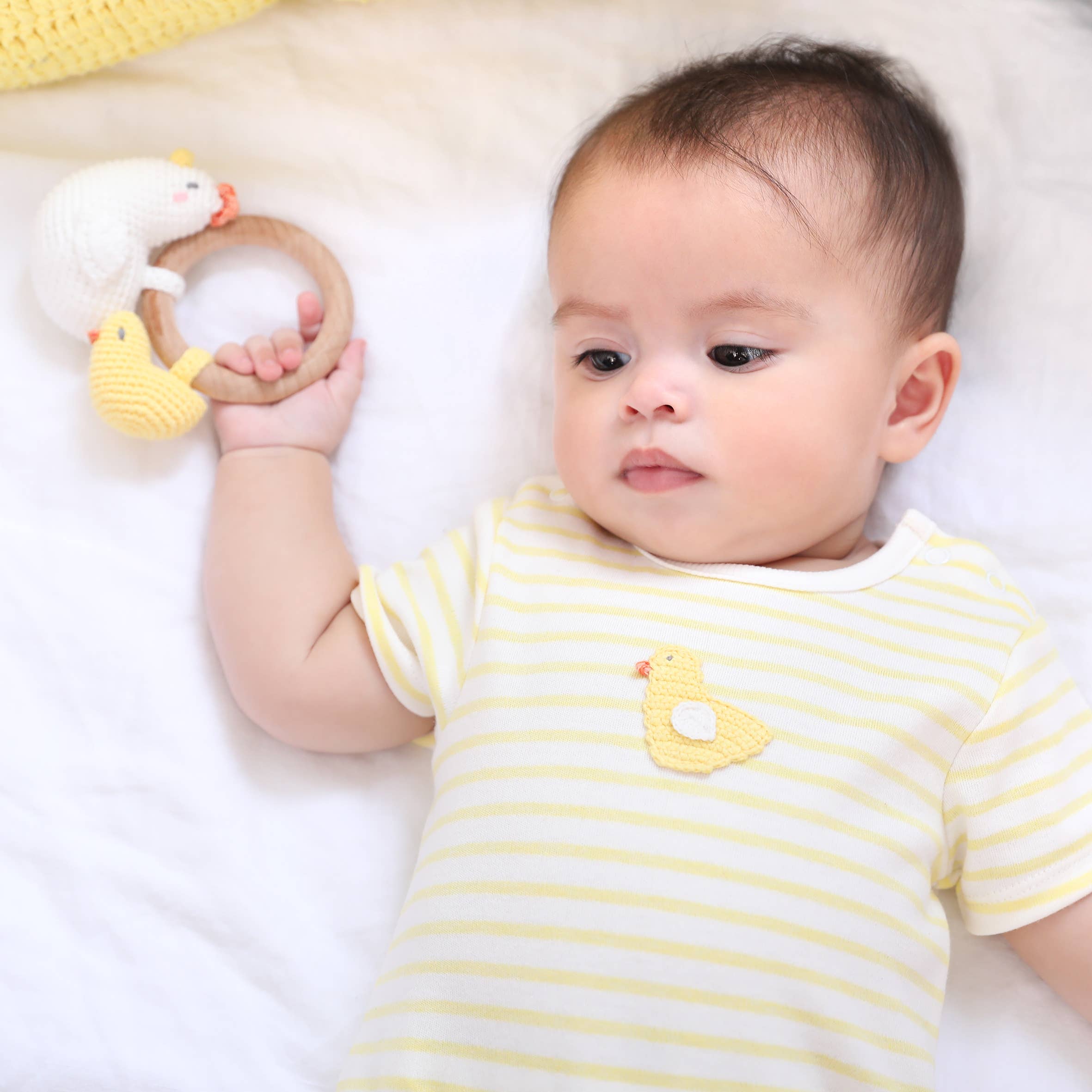 Crochet Coco Chick Baby Romper