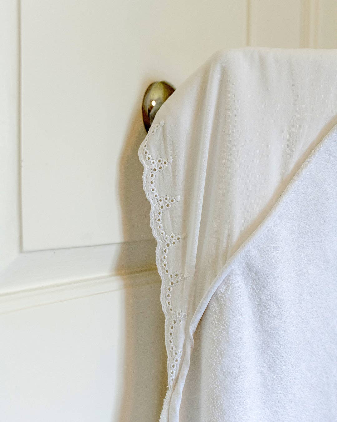 Eyelet Hooded Baby Bath Towel