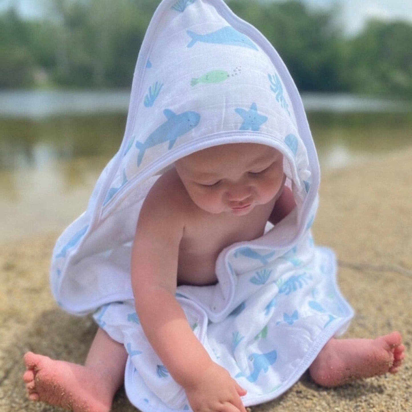 Under the Sea Hooded Towel