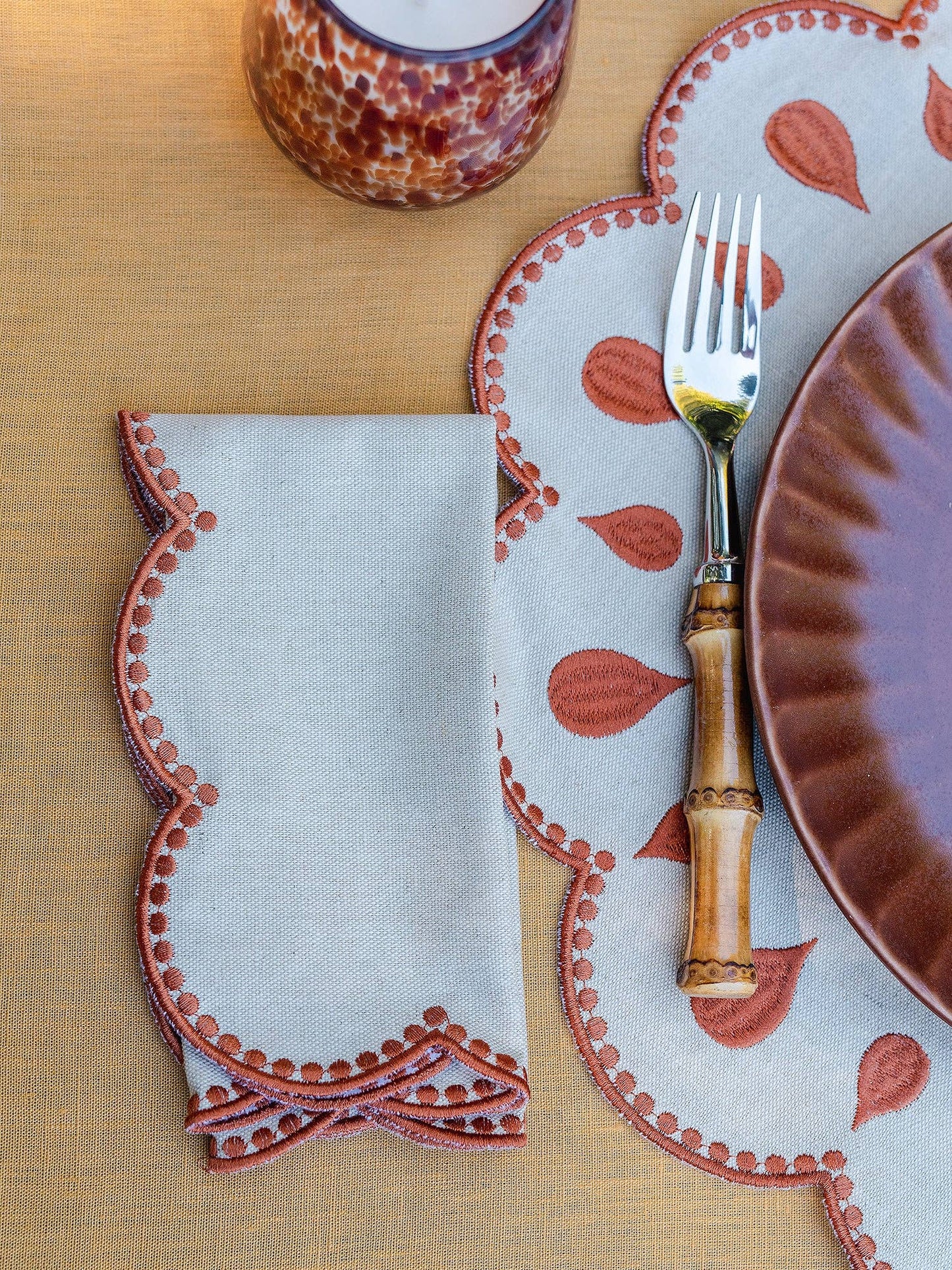 Scalloped Napkins (Set of 6)