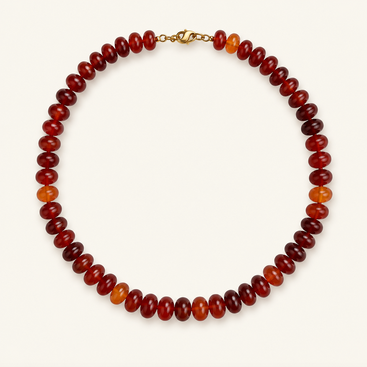 Carnelian Gemstone Necklace