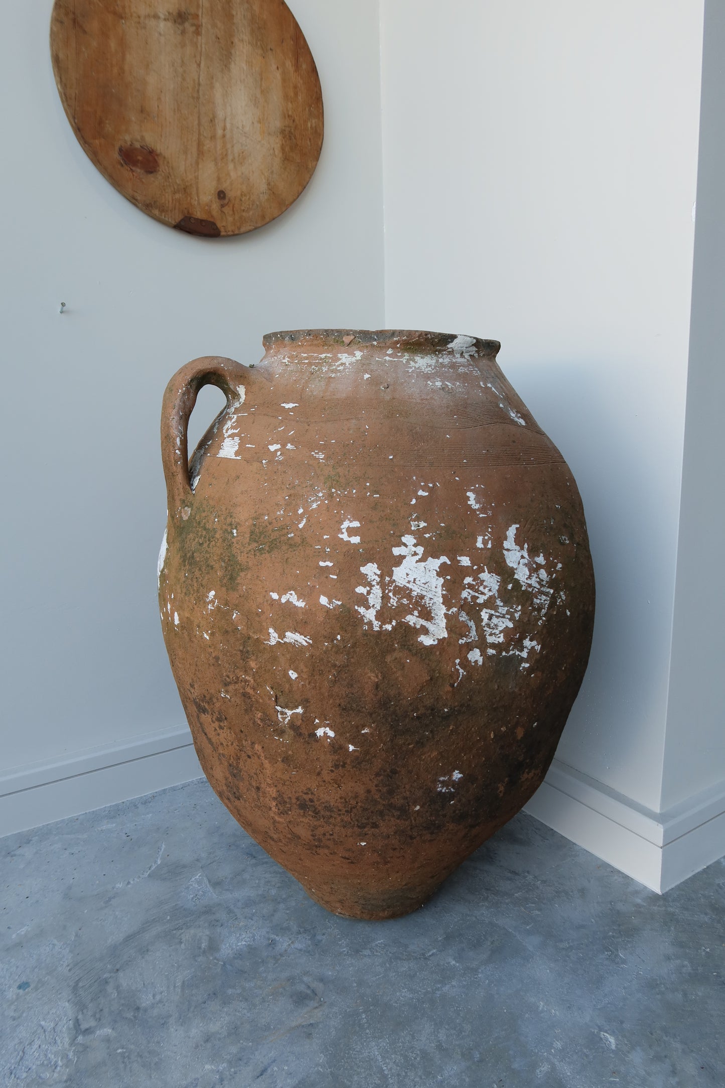 vintage olive atelier inspired terracotta pot