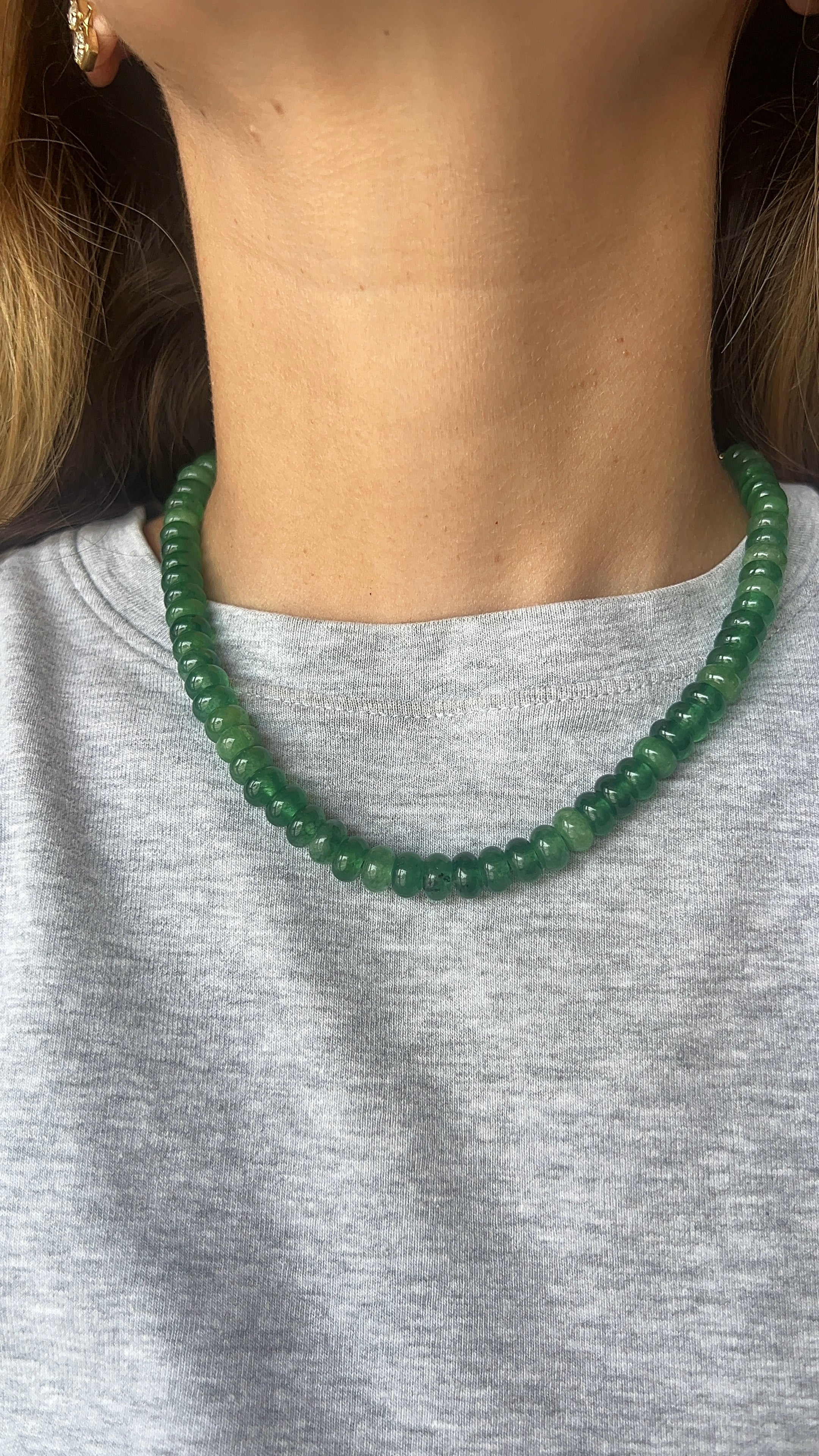 Beaded Gemstone Necklace
