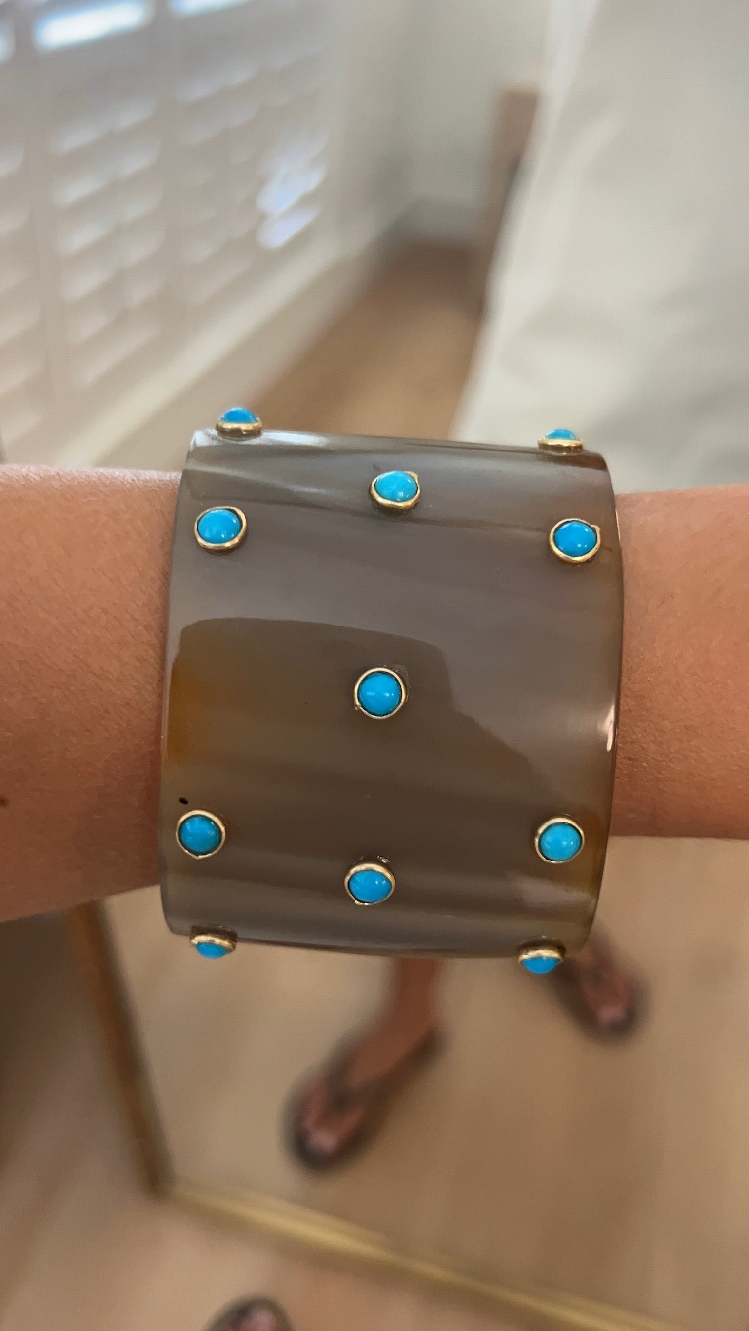 Natural Buffalo Horn Cuff