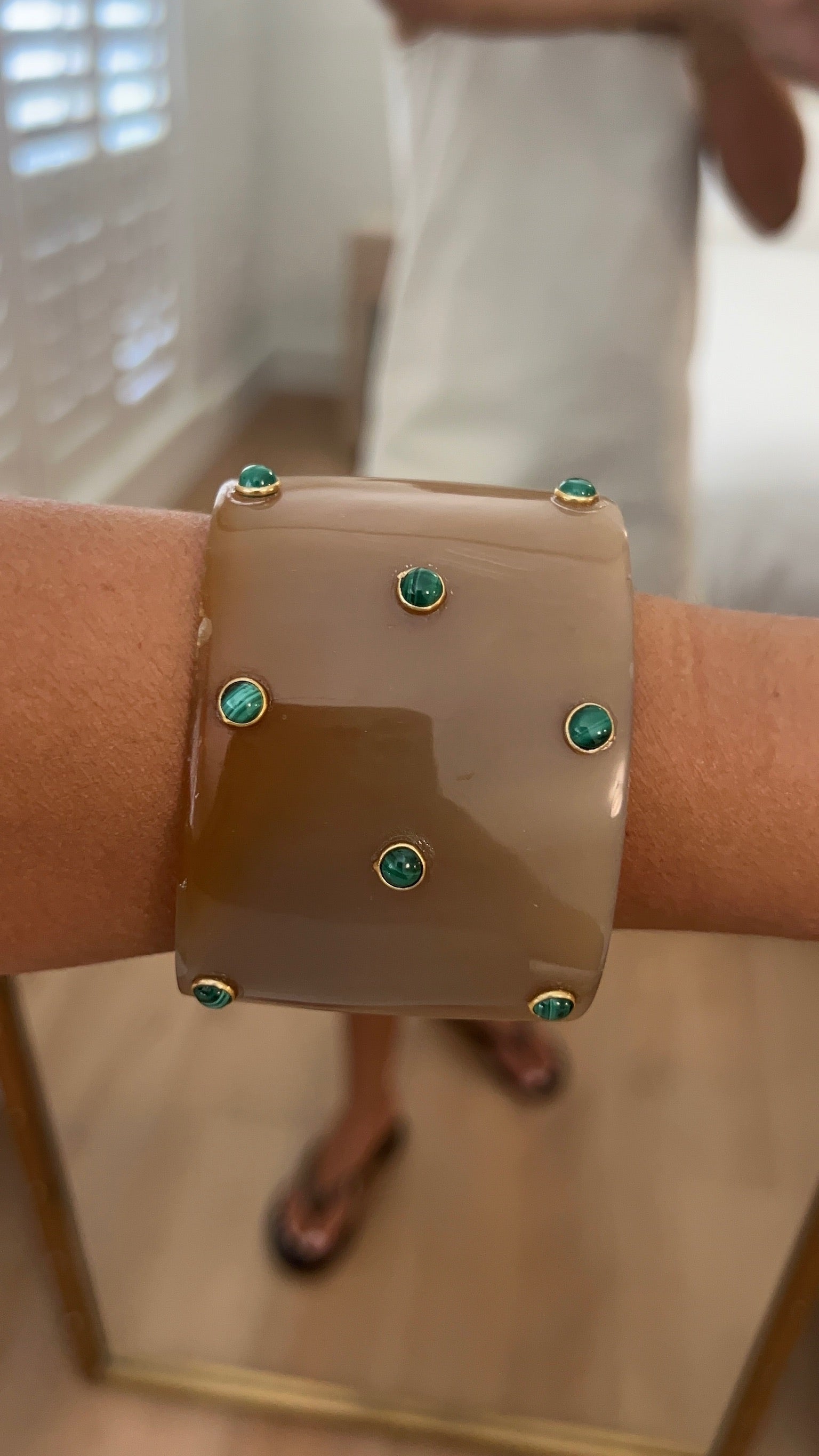 Natural Buffalo Horn Cuff