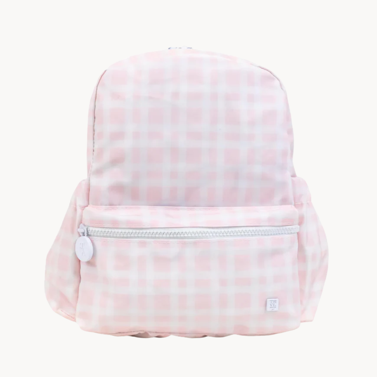 Mini Backer - Pimlico Plaid Pink Backpack
