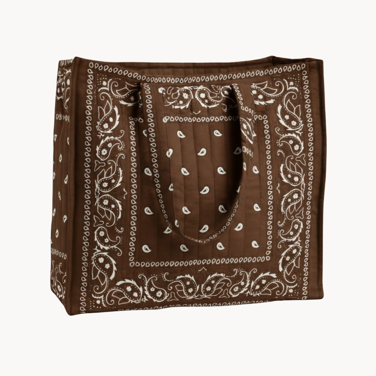Brown Paisley Tote