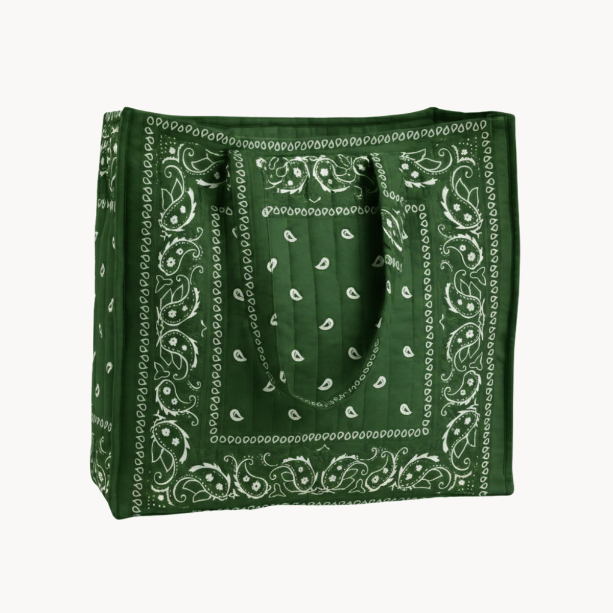 Green Paisley Tote
