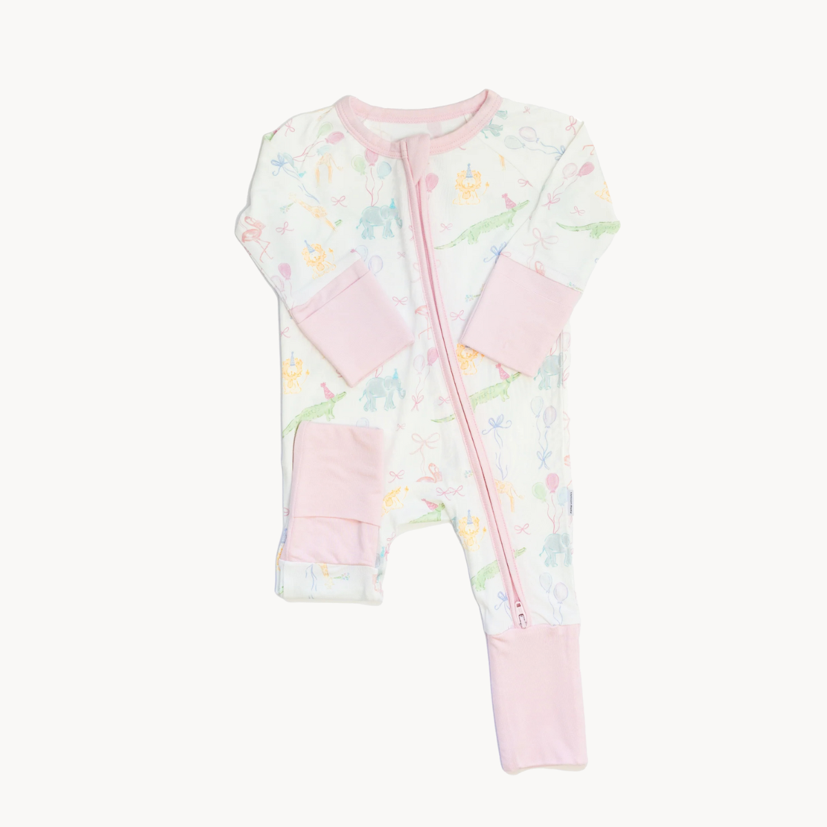 Birthday Zoo Animals - Sleep Romper