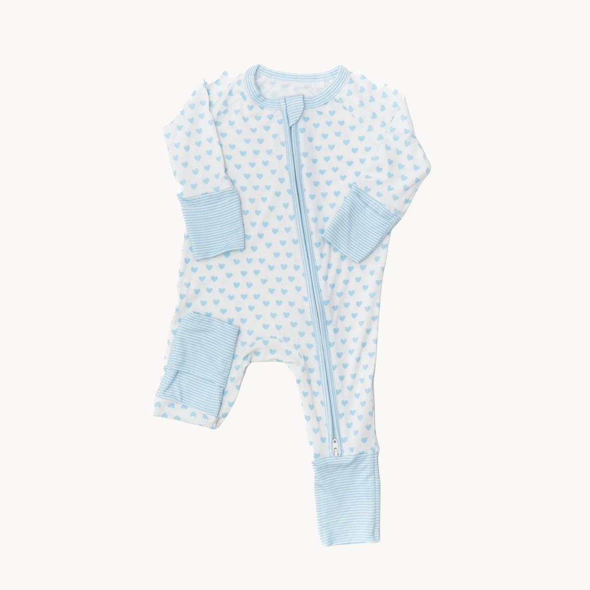Hearts & Stripes Sleep Romper
