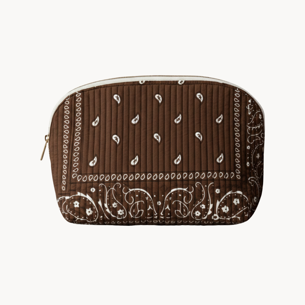 Brown Paisley Pouch
